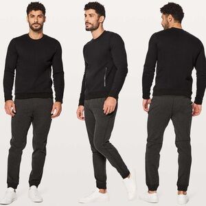 Lululemon Heathered Black Grey Cross Cut Jogger 29.5" Sz S Athleisure  Casual